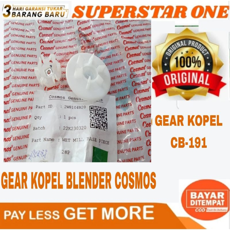 Gear Gigi Kopel Konektor 1Set Blender Cosmos CB-191 CB 191 Gear Kopel