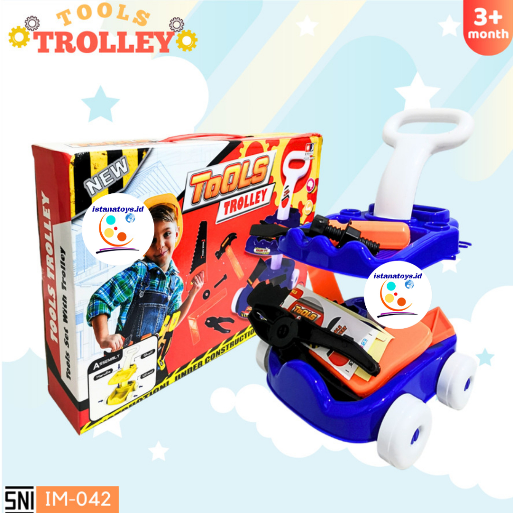 Id Mainan Tools Trolley Set Dus No.Im