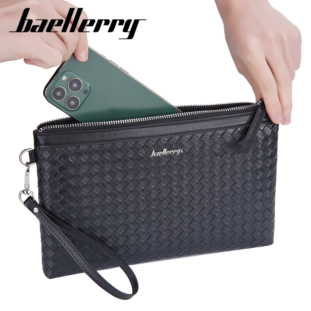 BAELLERRY S1131 Clutch Pria Wanita Bahan Kulit PU Leather Premium WATCHKITE WKOS