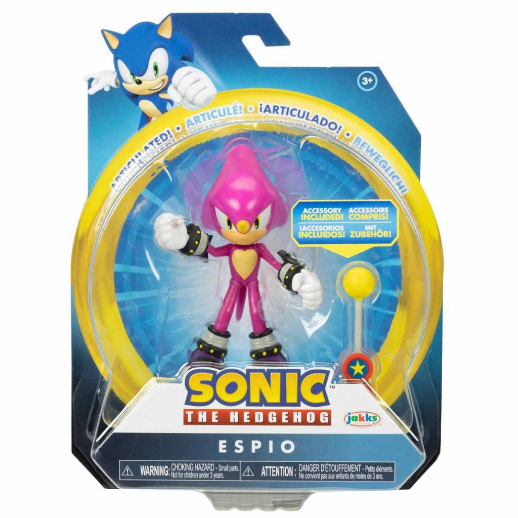 Sonic the Hedgehog 4" Figure - Espio with Checkpoint