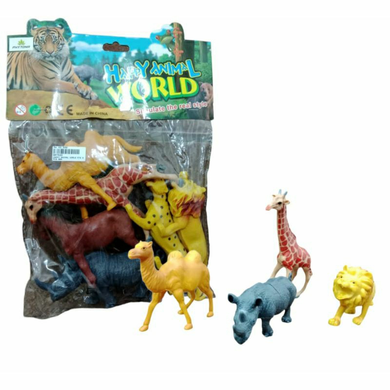 HAPPY ANIMAL WORLD KTG 6PCS 985