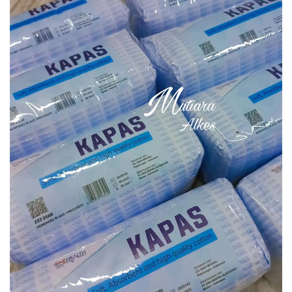 KAPAS KECIL 25gr / Kapas Putih Pembalut Medis 25gram / Kapas Gulung 25gr