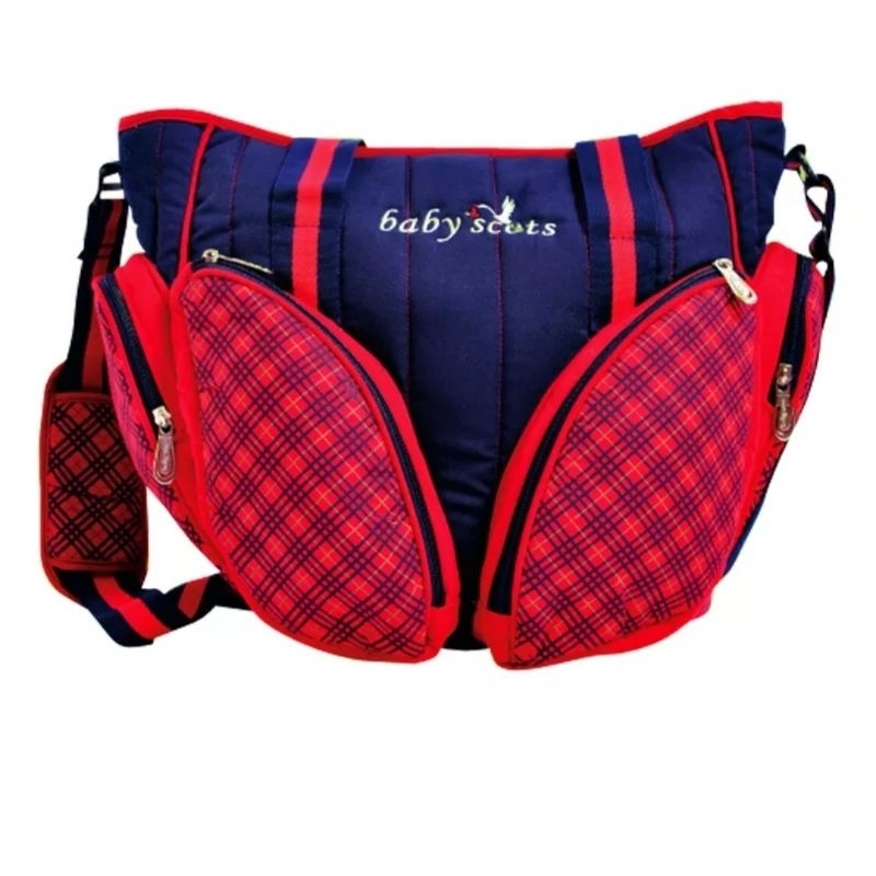 SCOTS Tas bayi besar ISEDB010 print sablon ISBB03 diaper bag berry3