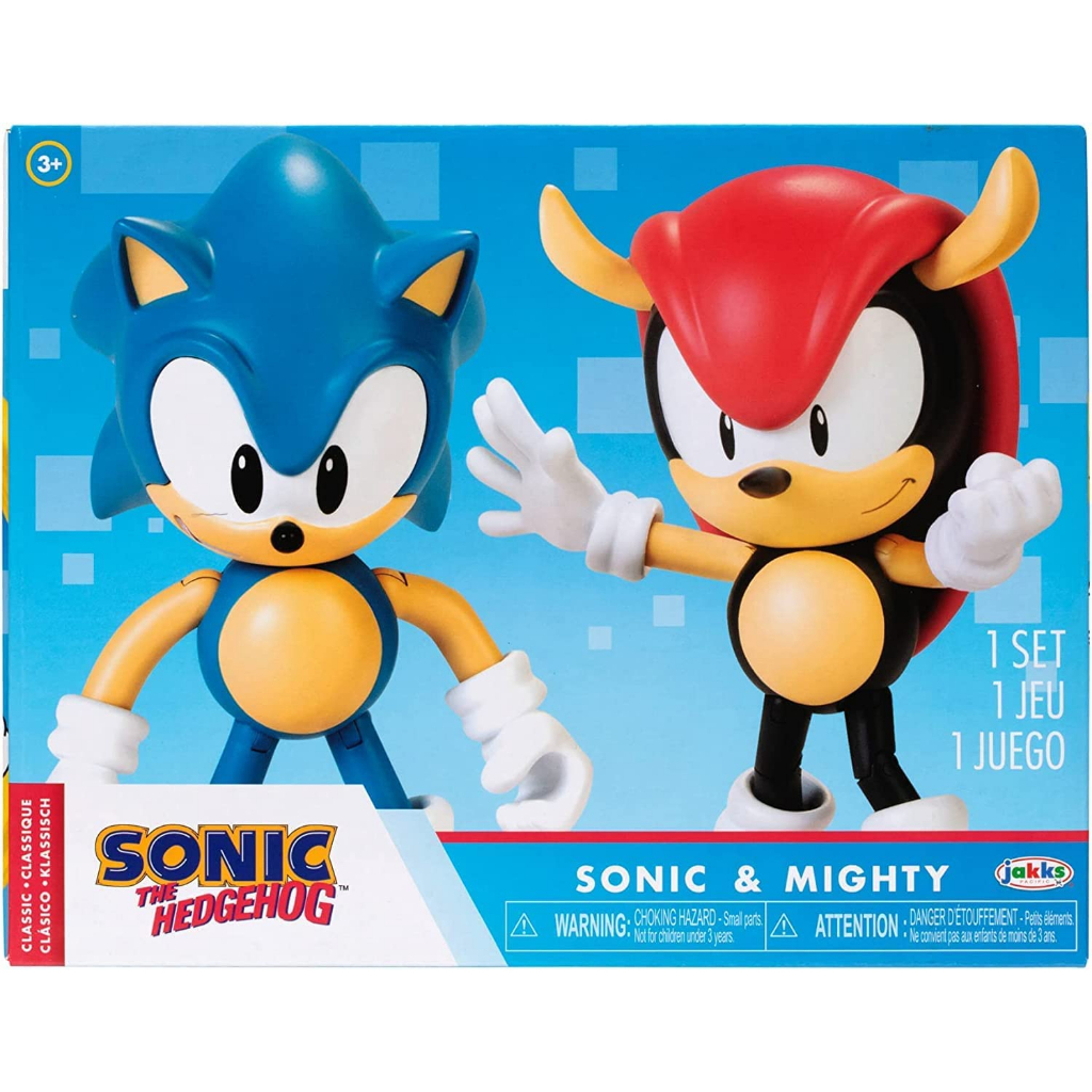 Sonic The Hedgehog Classic Sonic & Classic Mighty Figure 2 Pack