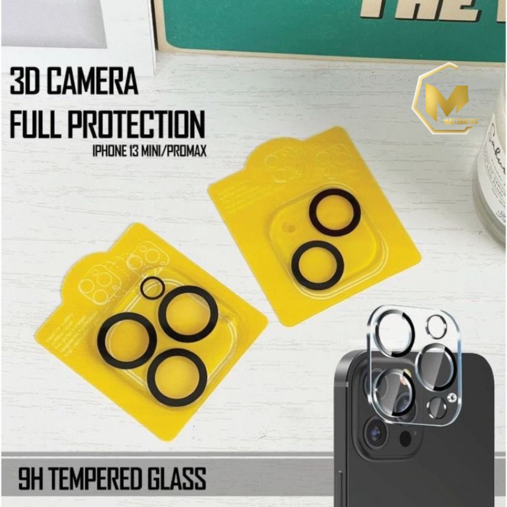 Pelindung kamera papan kuning IPHONE 11 11 Pro Max 12 Mini 12 pro max 13 mini 13 pro Max 14 14 Max 14 Plus 14 pro 14 pro Max TEMPERED GLASS CAMERA PROTECTION 3D MA4261