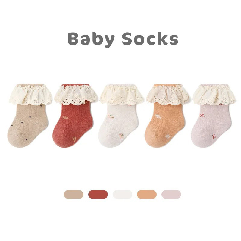 kaos kaki baby renda / baby socks