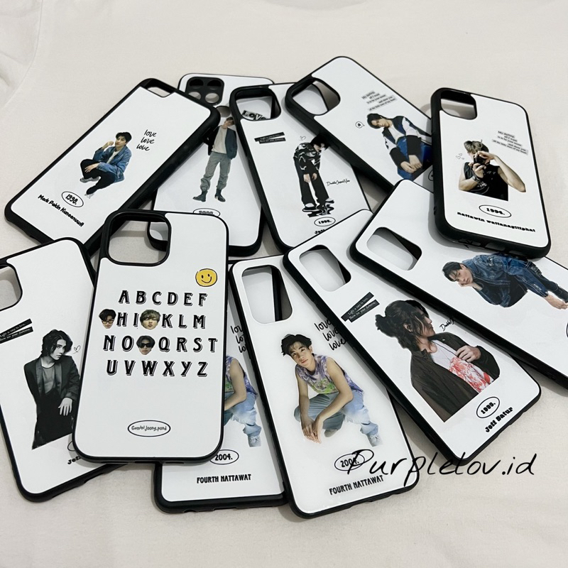 Custom case HP aktor thailand korea GMMTV BOC geminifourth brightwin my school president ALL TIPE HP