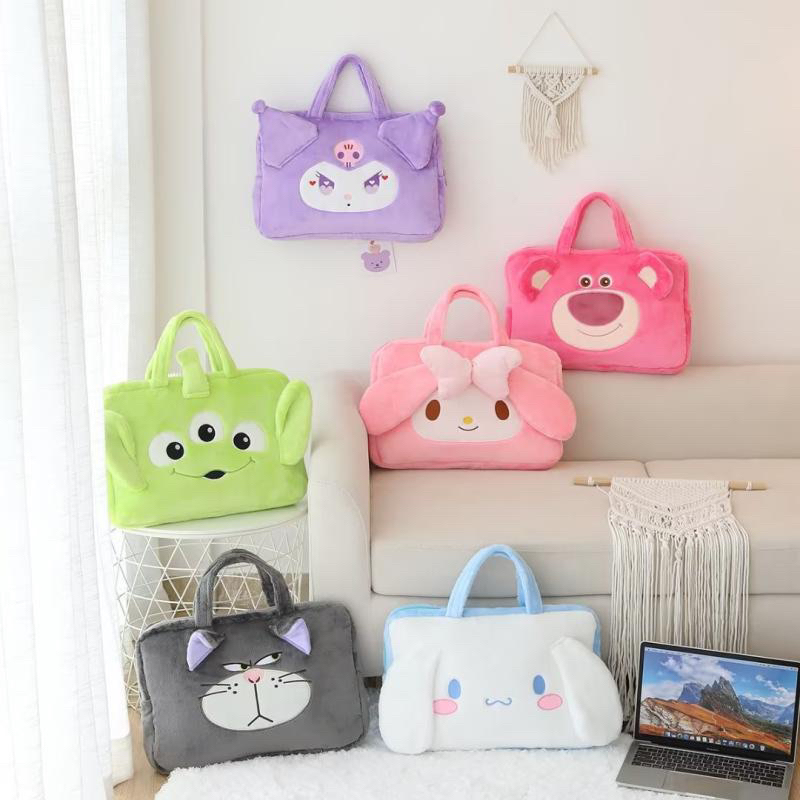 DISKON TAS LAPTOP JINJING SANRIO / LAPTOP SLEEVE 14 INCH KARAKTER LUCU