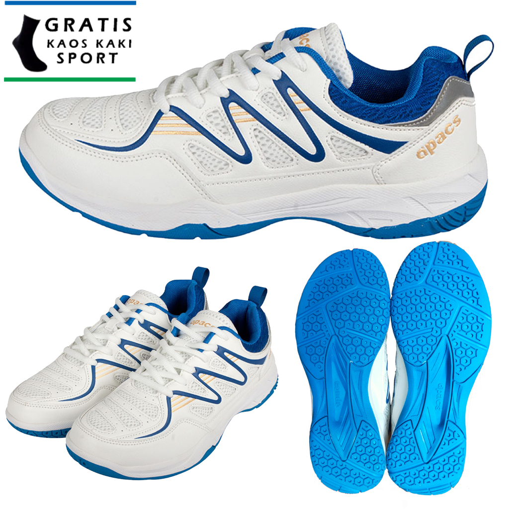 Apacs CP 250 XY Sepatu Badminton Apacs CP250 Original - Sepatu Bulu Tangkis Apacs Warna Putih