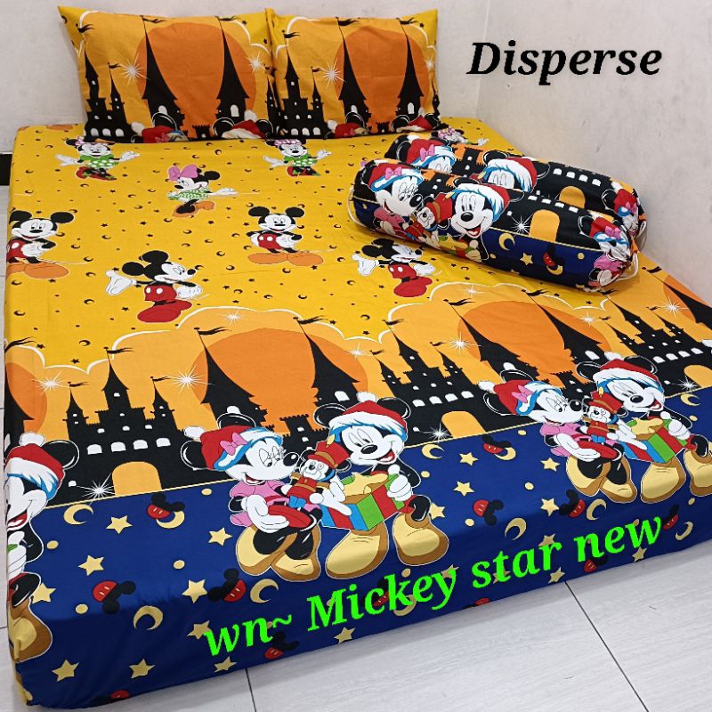 Waty grosir sprei MOTIF MINNIE sprei anak sarban sargul serasi cek motif