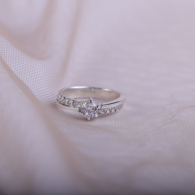 Cincin Wanita Perak Asli