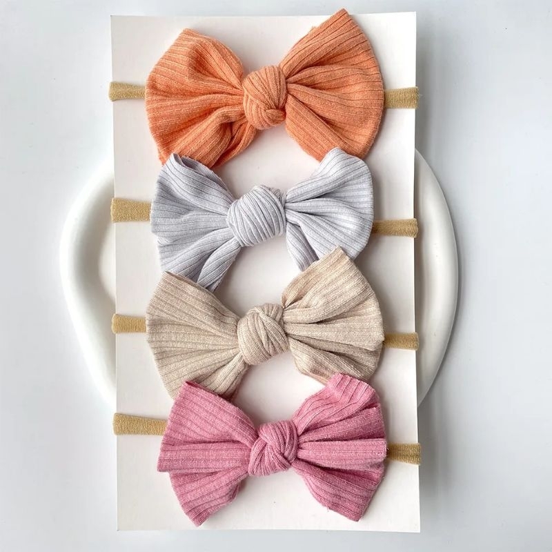 (Pimenova) bandana nylon pita bandana lembut bayi bandana bayi bando bayi pita