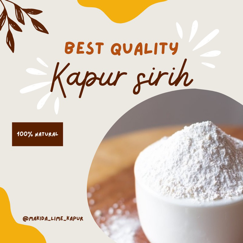 

KAPUR SIRIH (MINIMAL 5 PCS ) Langsung dr pabrik