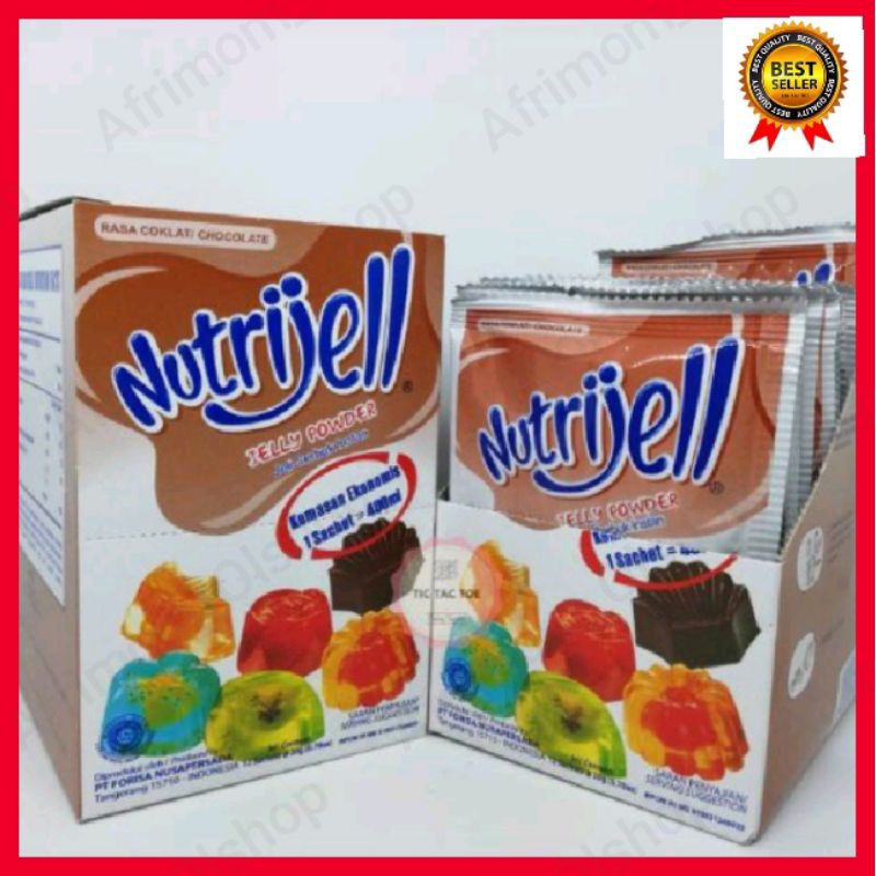 

Nutrijell rasa coklat 1box powder jelly berkualitas