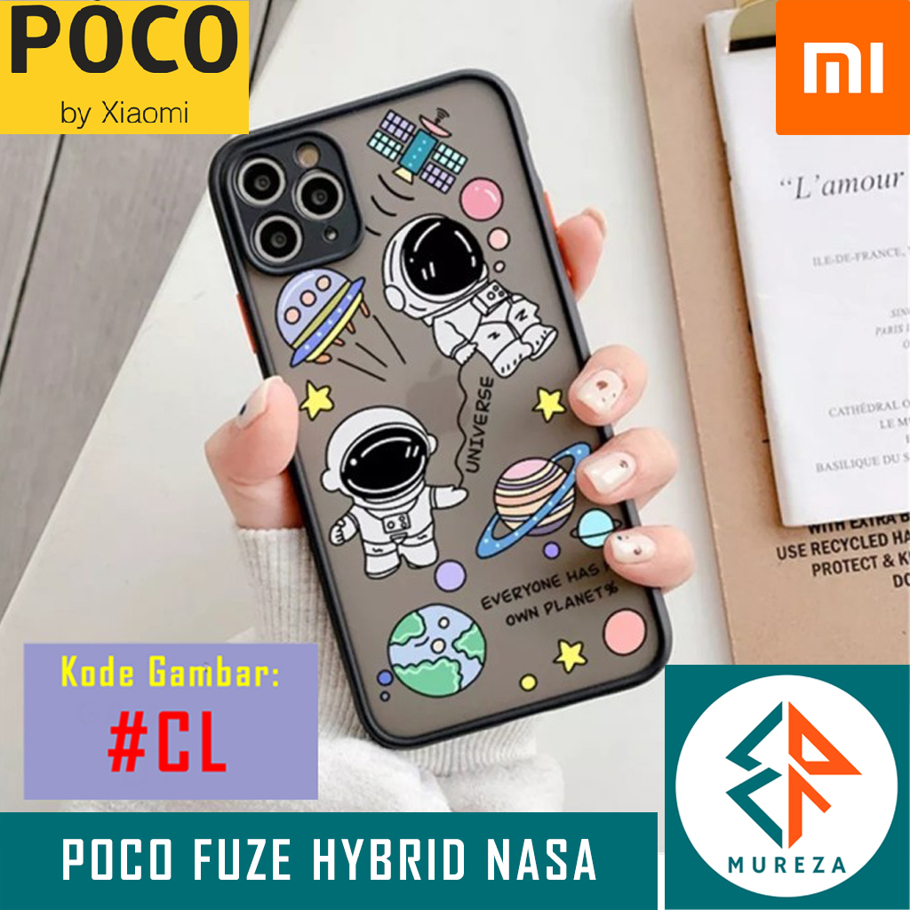 Case Fuze Hybrid NASA #CL Poco M3 Pro Softcase