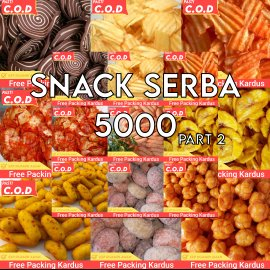 

Aneka Snack Serba 5.000 / Cemilan Camilan 5 Ribu Bebas Pilih Rasa / Makanan Ringan part 2