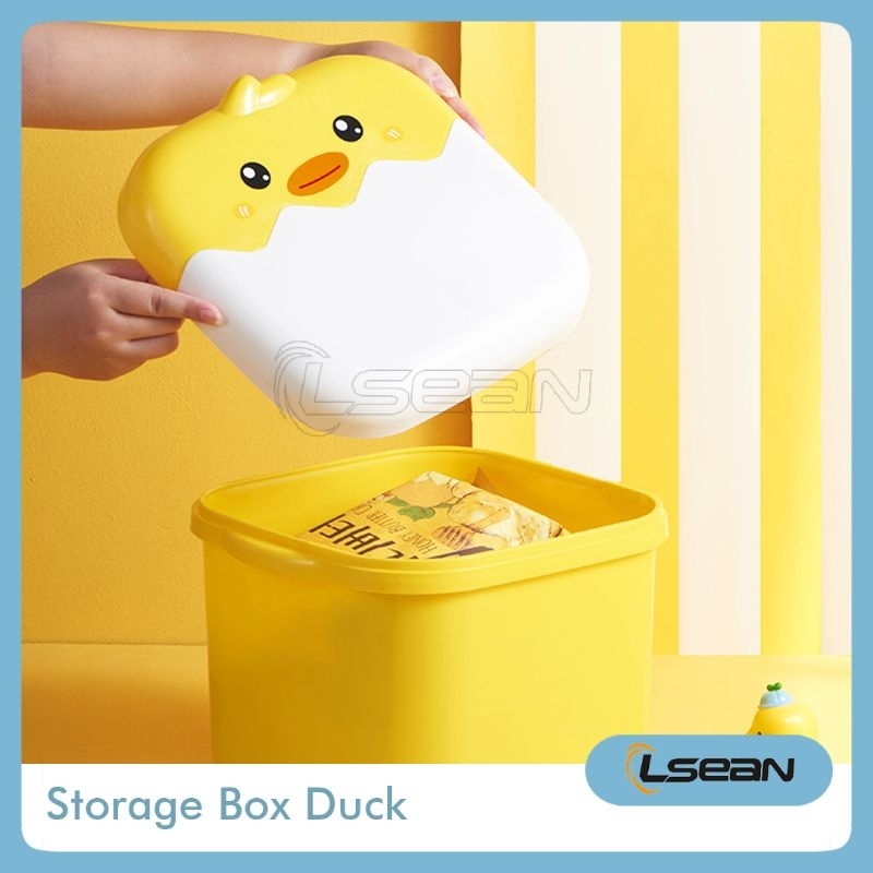 TEMPAT PENYIMPANAN BARANG MULTIFUNGSI STORAGE BOX LUCU MOTIF DUCK
