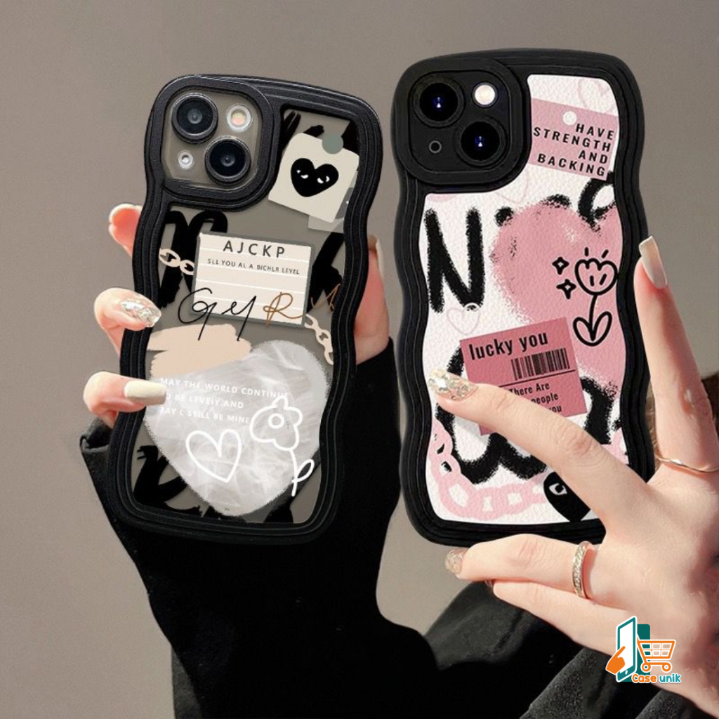 SS134 SOFTCASE MOTIF GRAFITI HATI BUNGA FOR XIAOMI REDMI 4A 4X 5A 6A 8 8A PRO 9A 9C 10A 9T NOTE 4 4X 5 7 8 9 10 11 12 PRO 11E POCO X3 PRO M3 M4 M5 CS5196