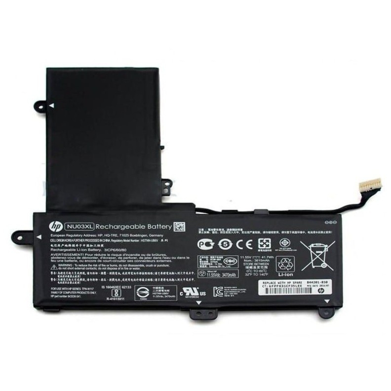 Baterai ORI HP X360 11-AA 11-AB 11-U 11-U100 TPN-W117 TPN-C128 NU03XL