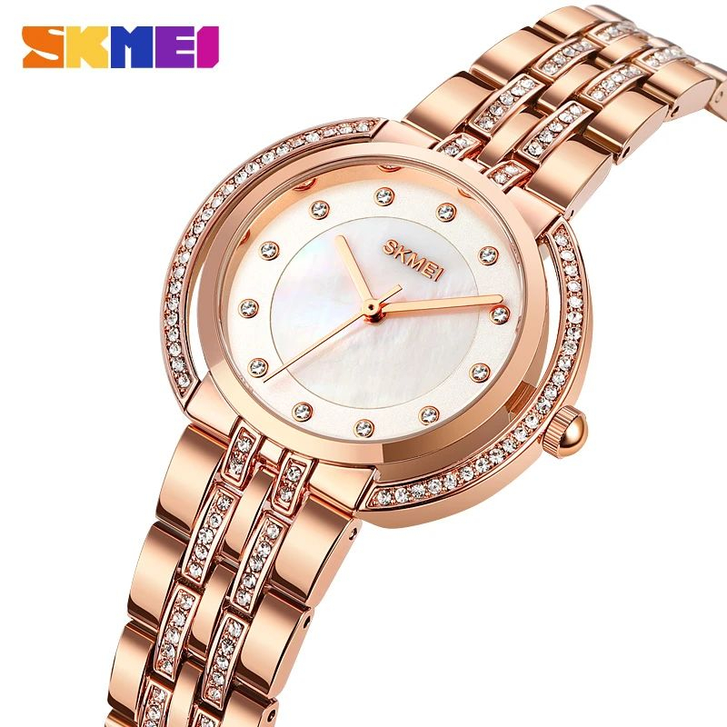 SKMEI 1979 Jam Tangan Wanita Analog Tali Stainless WATCHKITE WKOS