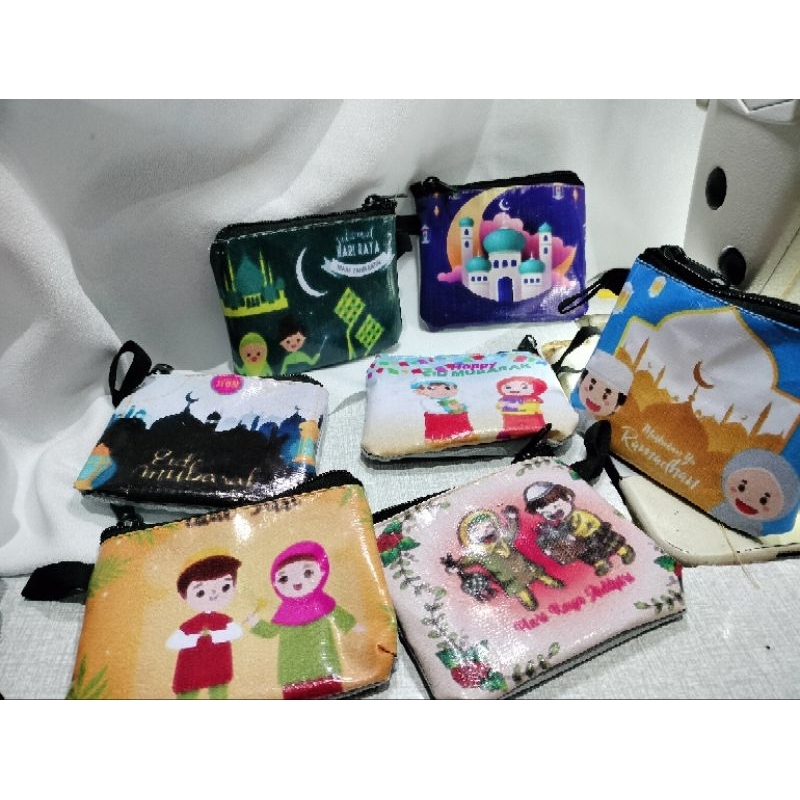 Dompet lebaran / dompet angpau / dompet lebaran bisa sablon custom