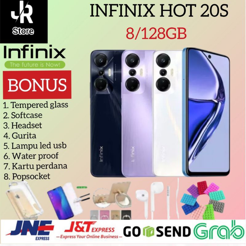 INFINIX HOT 20S RAM 8GB 128GB 8/128GB GARANSI RESMI INFINIX