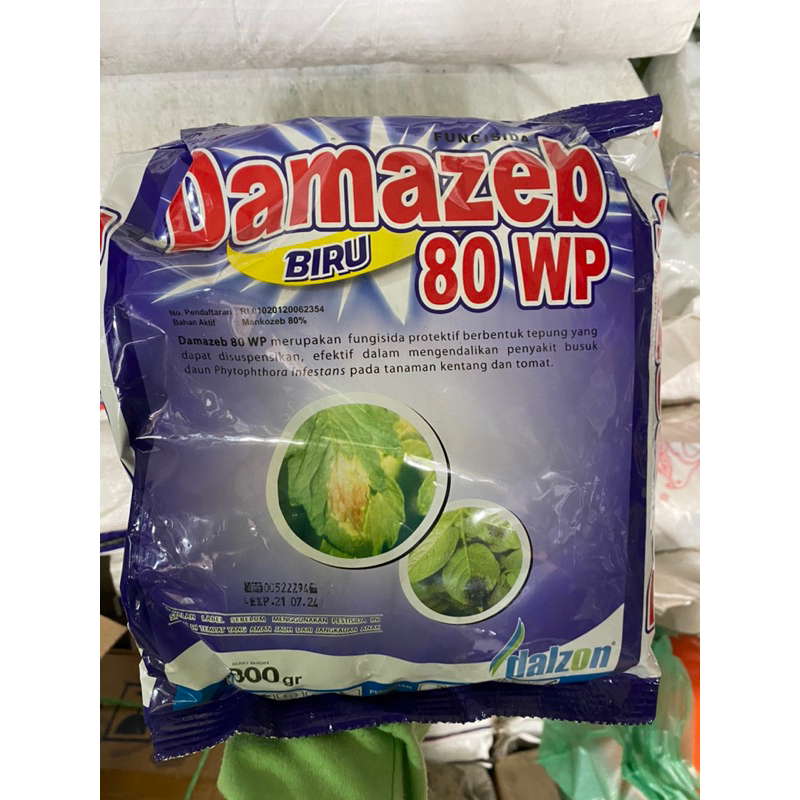 Fungisida damazeb biru 80WP - 800gram (Mankozeb Biru 80wp)