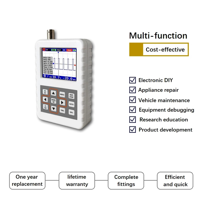 Digital Oscilloscope Handheld Mini Portable 20MSps DSO FNIRSI PRO