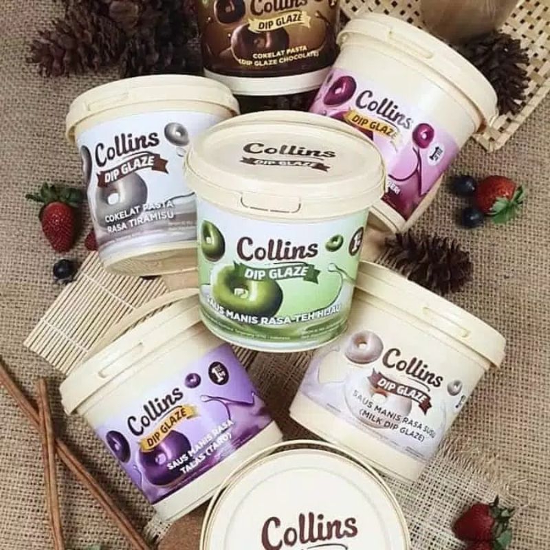 

COLLINS DIP GLAZE VARIAN RASA 1 KG