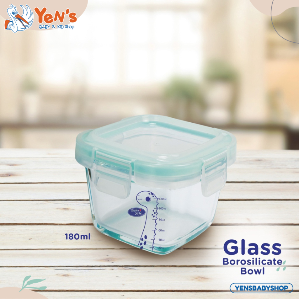 Baby Safe FC006 Glass Food Container 180 ml