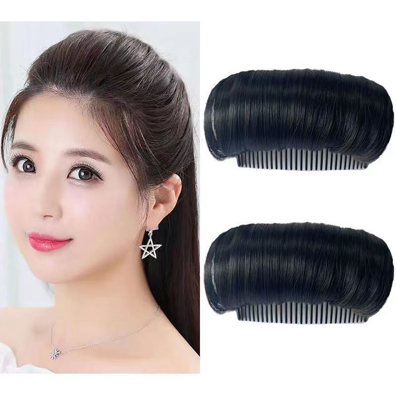 Hair Bun Wanita Fluffy Hair Pad