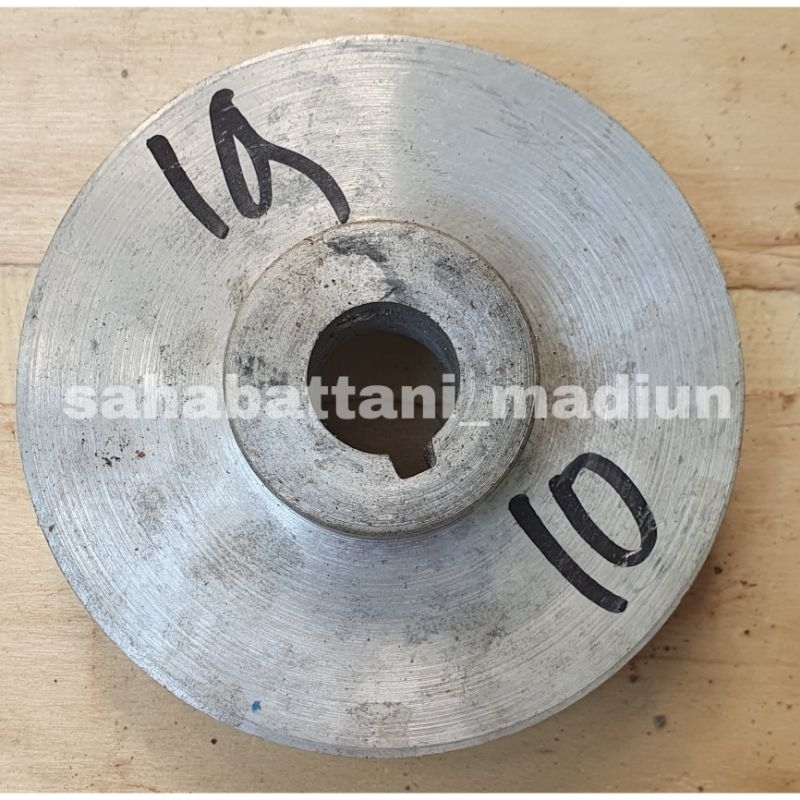 Pulley Pully Puli Jalur Alumunium A1 x 10 cm / 4 inch as 19 mm
