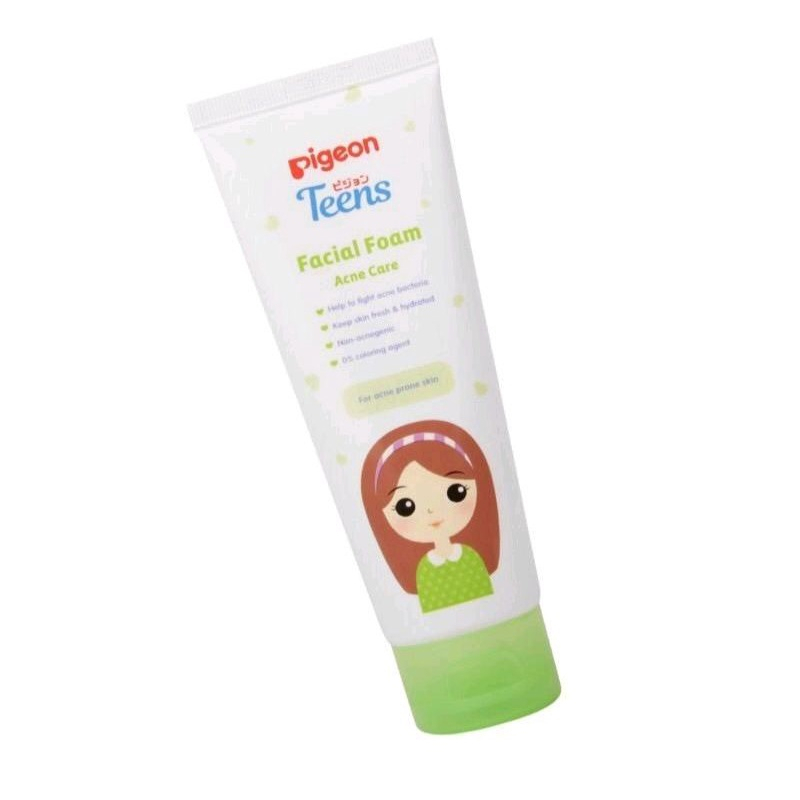 ✿ELYSABETHME✿ Pigeon Teens Facial Foam pembersih wajah all skin type sabun face wash