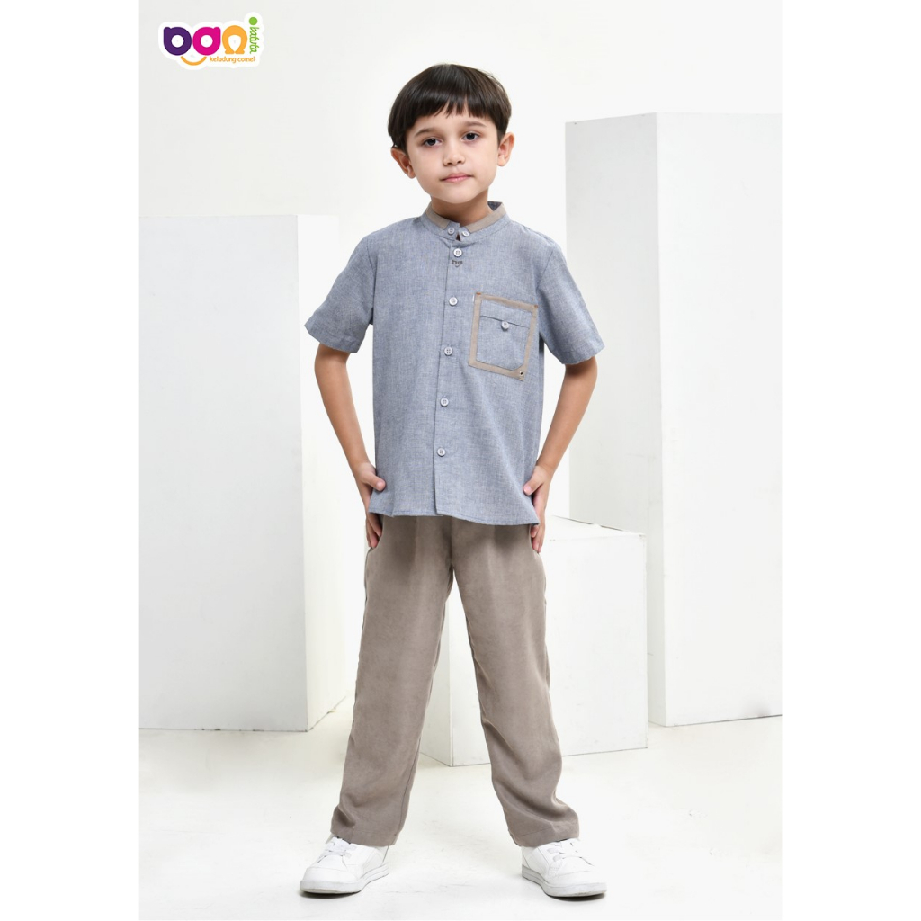 ST KEMKID ROYYAN PDK/KEMKID RABBANI/SETELAN BAJU KOKO ANAK RABBANI/PAKAIAN MUSLIM ANAK/BAJU KOKO ANA