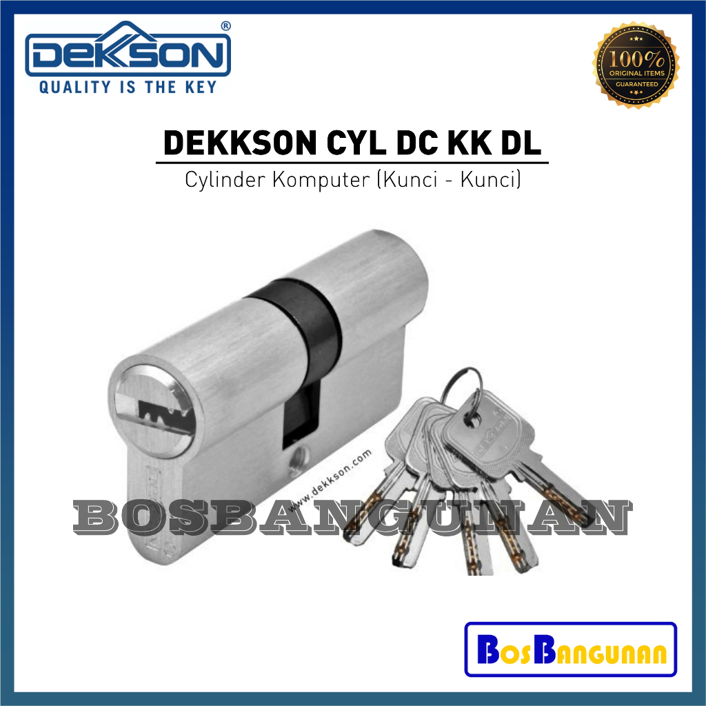 Cylinder Kunci Komputer DEKKSON CYL DC KK / Silinder Kunci DEKKSON / DEKKSON Cylinder Komputer (Kunc
