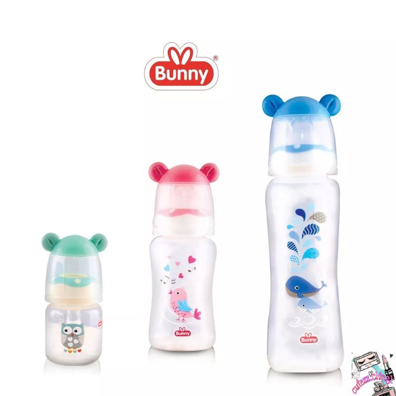 ☃️Cutezz_Ching1☃️Lusty Bunny Regular Feeding Bottle DB 2409-1209 | 60ml | 120ml | 250ml