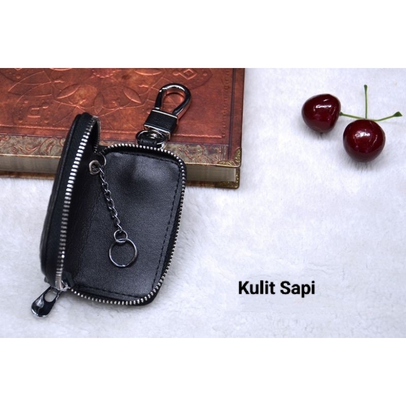 Dompet STNK Kulit Asli (199#)Mobil Motor/Dompet Kulit Asli Gantungan Kunci Mobil