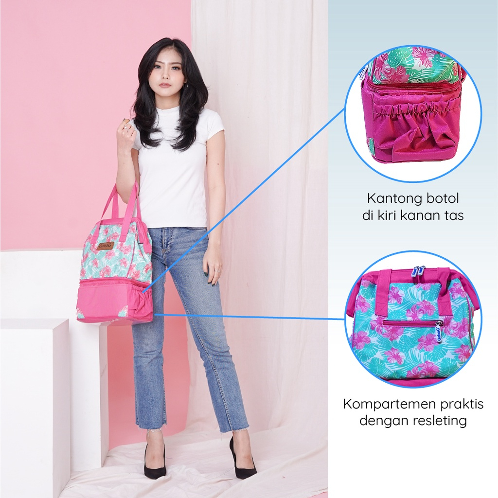 GabaG Tas Asi - Cooler Bag - Tote Big Dahlia / Sentani