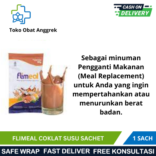 

FLIMEAL COKLAT SUSU SACHET / MINUMAN PENGGANTI MAKANAN / MEMBANTU MENURUNKAN BERAT BADAN