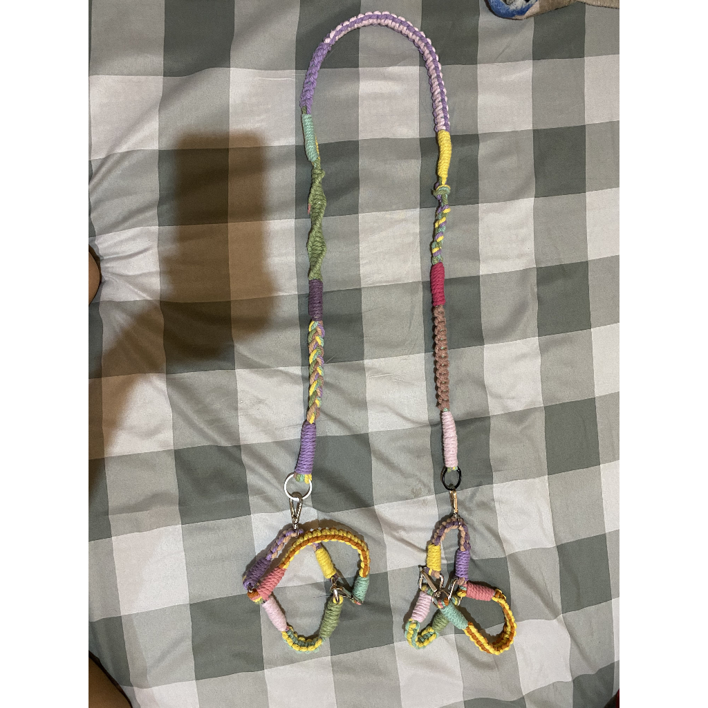 Strap roller quad skate macrame/strap skate