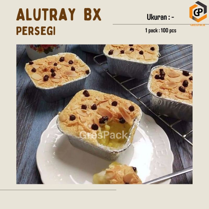 Cup Alumunium Tray Kotak/Cup foil kotak