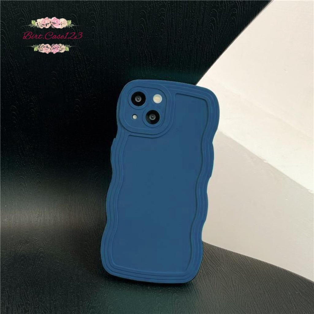 CASE SOFTCASE SILIKON GELOMBANG WAVY PROCAMERA MACARON REDMI 12C BC7696