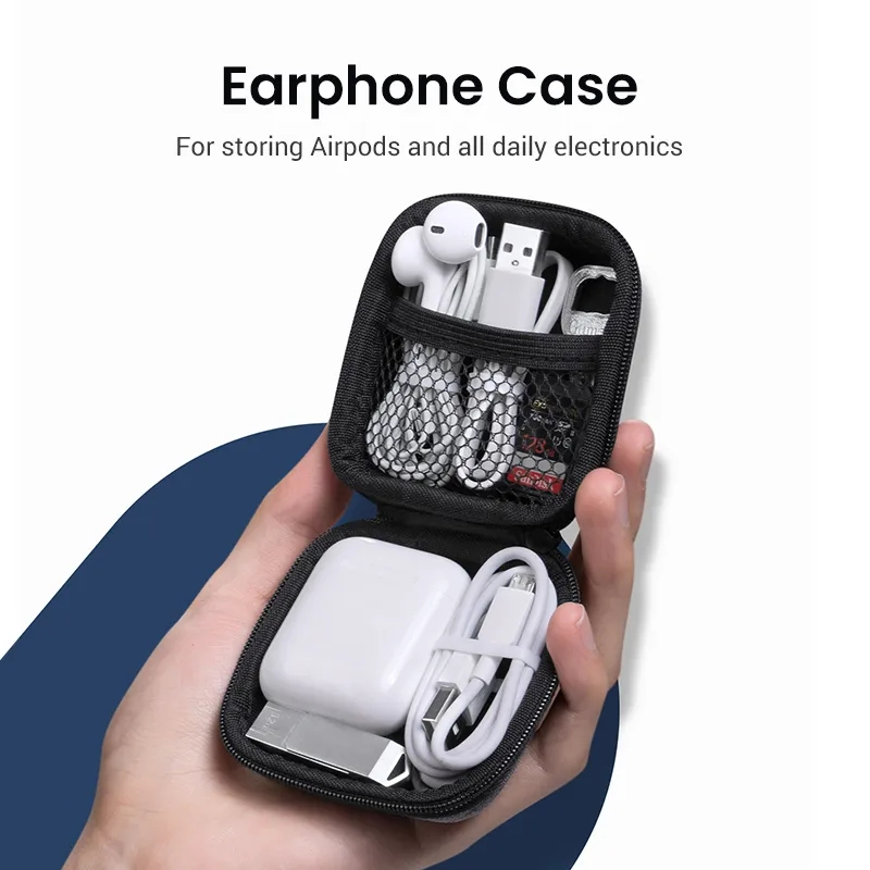 UGREEN Casing tempat penyimpanan earphone anti air Pouch Earphone case