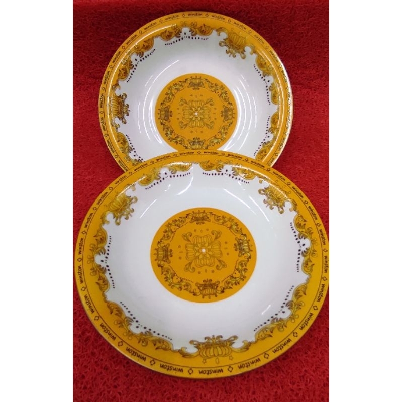 winston/piring makan/piring makan lontong 9 inch