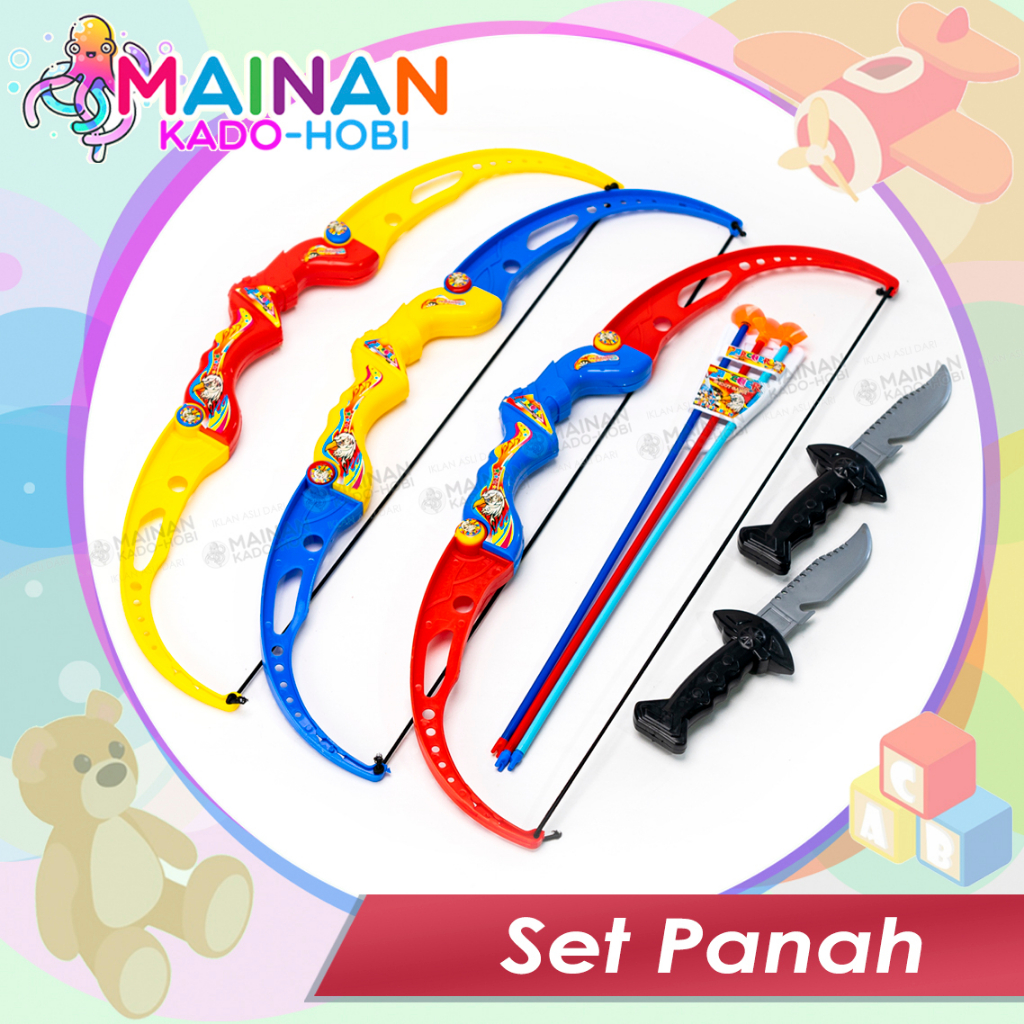 MAINAN MOTORIK ANAK ARCHERY BUSUR PANAHAN PEDANG SWORD