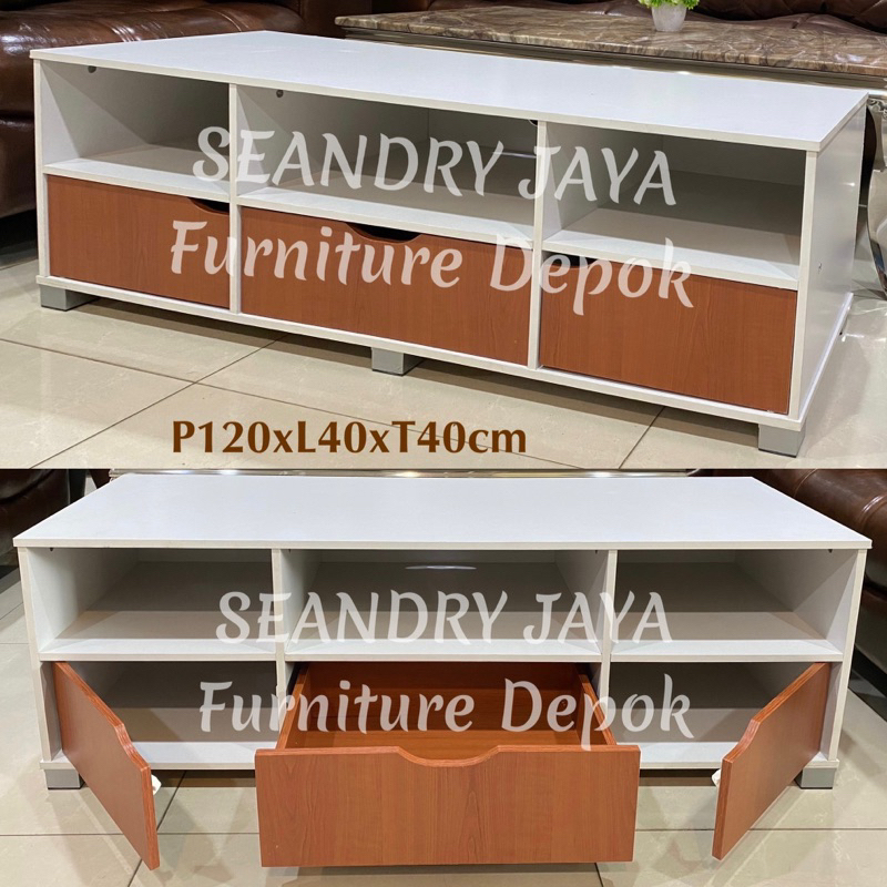 RTV MINIMALIS/RAK MEJA TV/MURAH/SEANDRY JAYA FURNITURE DEPOK/SAWANGAN/BOJONG GEDE/BEKASI/JAKARTA/CIM