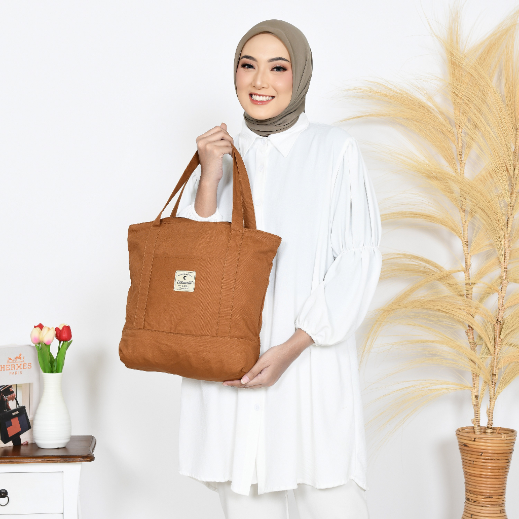 TAS WANITA NUDIE BAG RESLETING KANVAS MODEL TOTE BAG AESTHETIC KEKINIAN KOREA STYLE (BISA COD) UNTUK TOTEBAG KULIAH WANITA DAN PRIA BISA CUSTOM SABLON UNTUK SEMINAR GIFT SOUVENIR PARTAI BESAR DAN KECIL