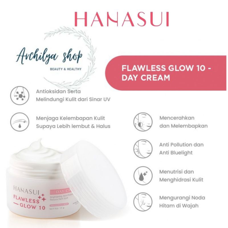 HANASUI Flawless Glow 10 Day Cream 15gr