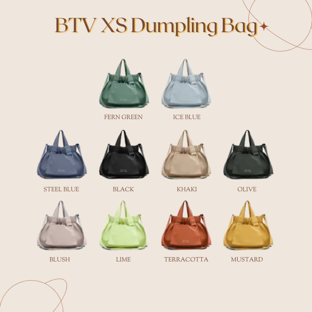 [READY STOCK] BTV Beyond The Vines XS / M / XL Dumpling Bag Tas