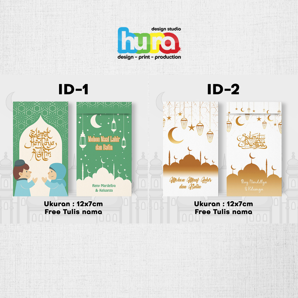 

Amplop Tema Idul Fitri [1 Pack = 6 Lembar]
